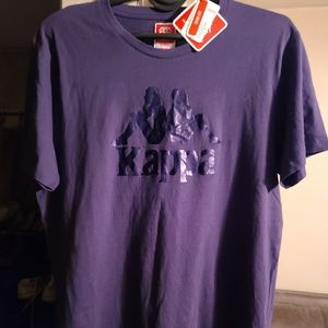 Kappa XL purple t-shirt nwt